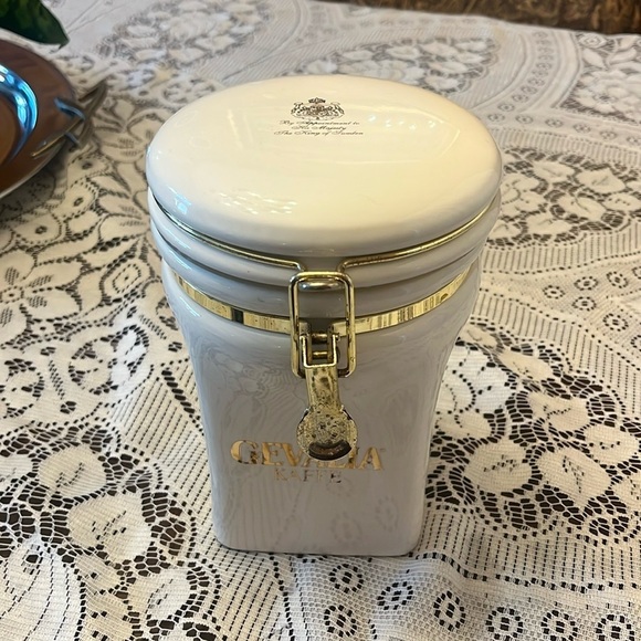 Gevalia Other - 20th Century Vintage Gevalia Airtight Coffee Canister